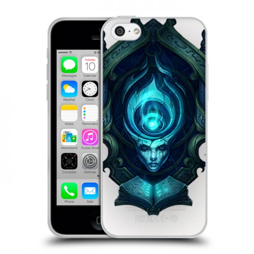 Полупрозрачный дизайнерский пластиковый чехол для Iphone 5c League of Legends