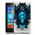 Полупрозрачный дизайнерский пластиковый чехол для Microsoft Lumia 435 League of Legends