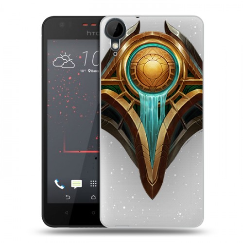 Полупрозрачный дизайнерский пластиковый чехол для HTC Desire 825 League of Legends