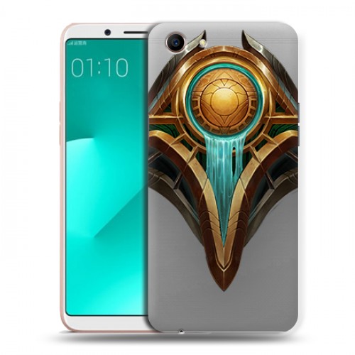 Полупрозрачный дизайнерский пластиковый чехол для OPPO A83 League of Legends