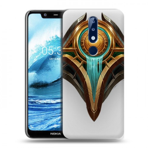 Полупрозрачный дизайнерский силиконовый чехол для Nokia 5.1 Plus League of Legends