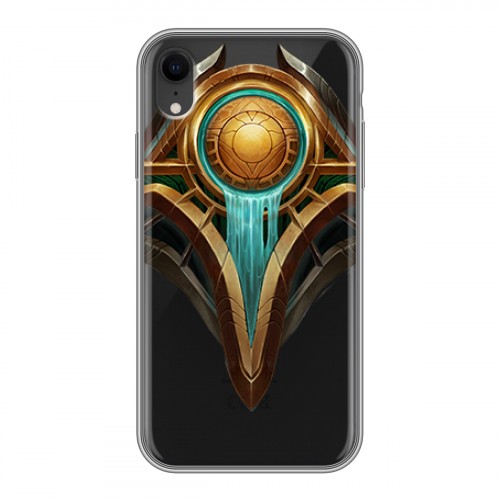 Полупрозрачный дизайнерский силиконовый чехол для Iphone Xr League of Legends