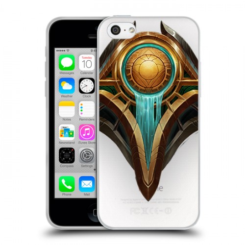 Полупрозрачный дизайнерский пластиковый чехол для Iphone 5c League of Legends