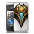 Полупрозрачный дизайнерский пластиковый чехол для HTC Desire 616 League of Legends