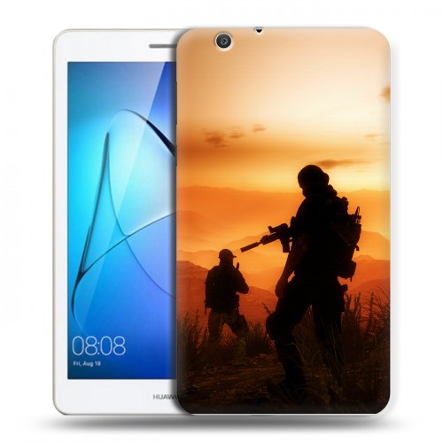 Дизайнерский силиконовый чехол для Huawei MediaPad T3 7 3G Tom Clancy's Ghost Recon Wildlands