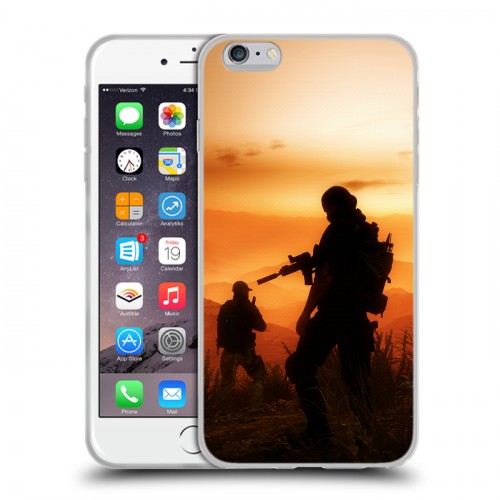 Дизайнерский силиконовый чехол для Iphone 6 Plus/6s Plus Tom Clancy's Ghost Recon Wildlands