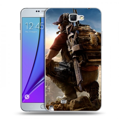 Дизайнерский пластиковый чехол для Samsung Galaxy Note 2 Tom Clancy's Ghost Recon Wildlands