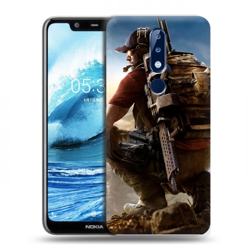 Дизайнерский силиконовый чехол для Nokia 5.1 Plus Tom Clancy's Ghost Recon Wildlands