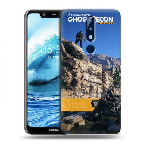 Дизайнерский пластиковый чехол для Nokia 5.1 Plus Tom Clancy's Ghost Recon Wildlands