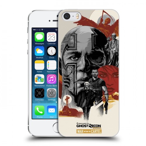 Дизайнерский пластиковый чехол для Iphone 5s Tom Clancy's Ghost Recon Wildlands