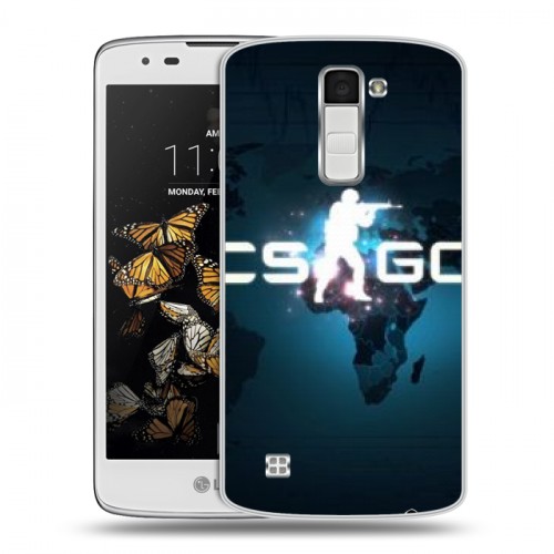 Дизайнерский пластиковый чехол для LG K8 Counter-Strike