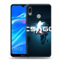 Дизайнерский пластиковый чехол для Huawei Y6 (2019) Counter-Strike