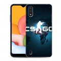 Дизайнерский силиконовый чехол для Samsung Galaxy M01 Counter-Strike