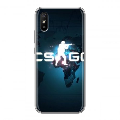 Дизайнерский силиконовый чехол для Xiaomi RedMi 9A Counter-Strike