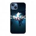 Дизайнерский силиконовый чехол для Iphone 13 Counter-Strike