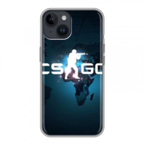 Дизайнерский пластиковый чехол для Iphone 14 Counter-Strike
