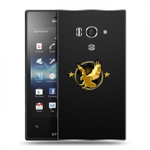 Дизайнерский пластиковый чехол для Sony Xperia acro S Counter-Strike