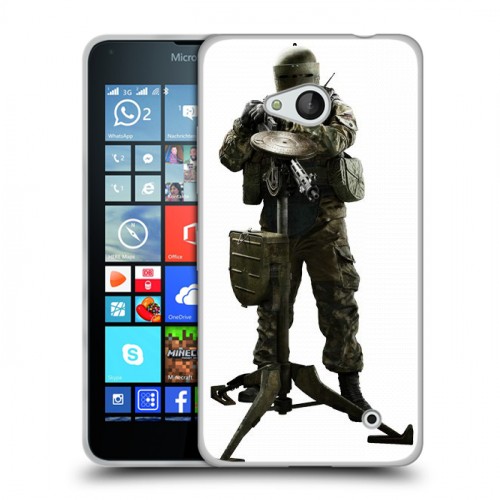 Дизайнерский пластиковый чехол для Microsoft Lumia 640 Rainbow Six Siege