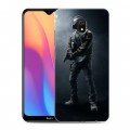 Дизайнерский силиконовый с усиленными углами чехол для Xiaomi RedMi 8A Rainbow Six Siege