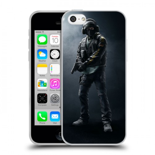 Дизайнерский пластиковый чехол для Iphone 5c Rainbow Six Siege