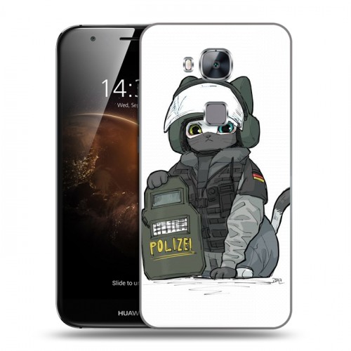 Дизайнерский пластиковый чехол для Huawei G8 Rainbow Six Siege