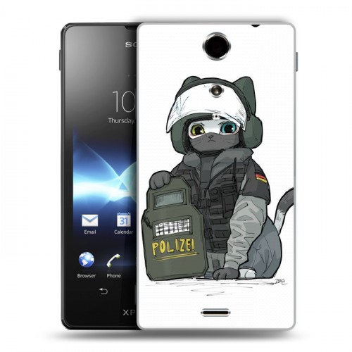 Дизайнерский пластиковый чехол для Sony Xperia TX Rainbow Six Siege