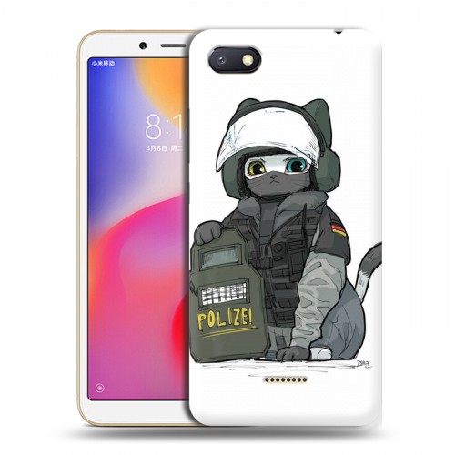 Дизайнерский пластиковый чехол для Xiaomi RedMi 6A Rainbow Six Siege