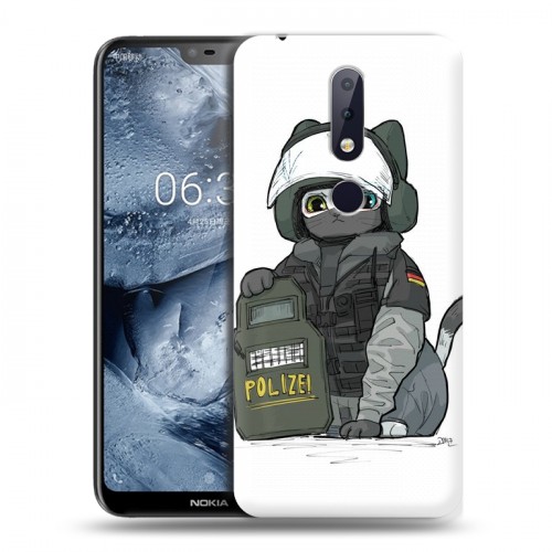 Дизайнерский пластиковый чехол для Nokia 6.1 Plus Rainbow Six Siege