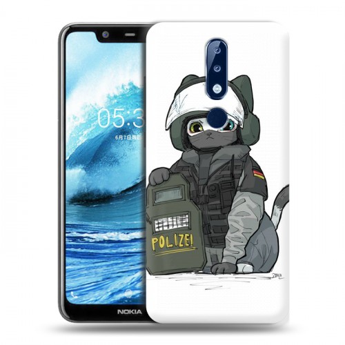 Дизайнерский силиконовый чехол для Nokia 5.1 Plus Rainbow Six Siege