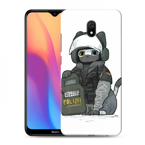 Дизайнерский силиконовый с усиленными углами чехол для Xiaomi RedMi 8A Rainbow Six Siege