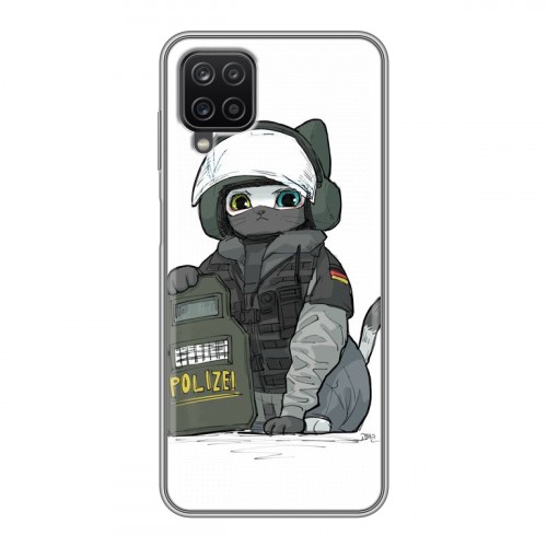 Дизайнерский силиконовый чехол для Samsung Galaxy A12 Rainbow Six Siege