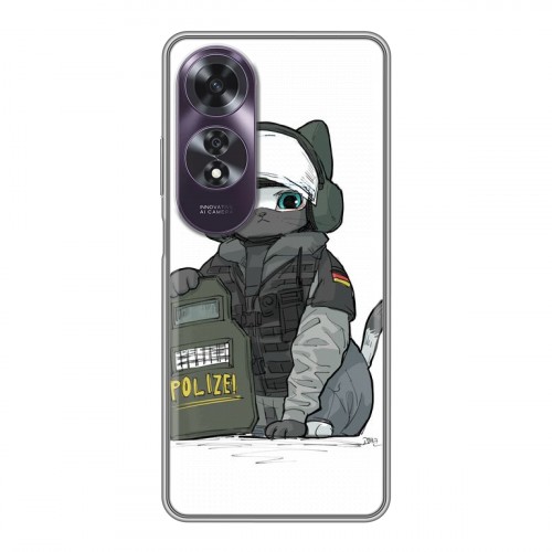 Дизайнерский силиконовый чехол для OPPO A60 Rainbow Six Siege