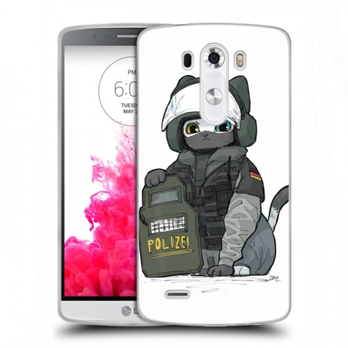 Дизайнерский пластиковый чехол для LG G3 (Dual-LTE) Rainbow Six Siege