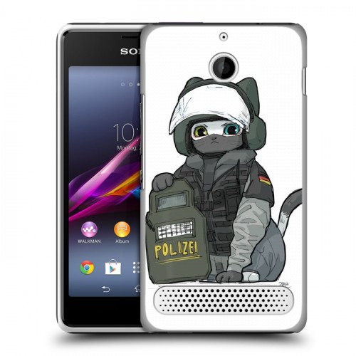 Дизайнерский силиконовый чехол для Sony Xperia E1 Rainbow Six Siege