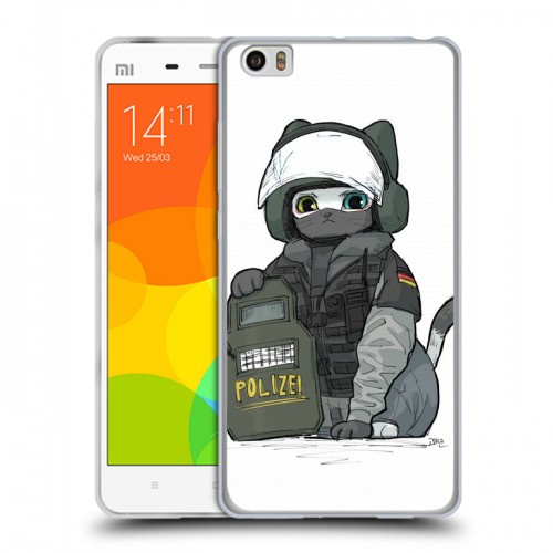 Дизайнерский силиконовый чехол для Xiaomi Mi Note Rainbow Six Siege