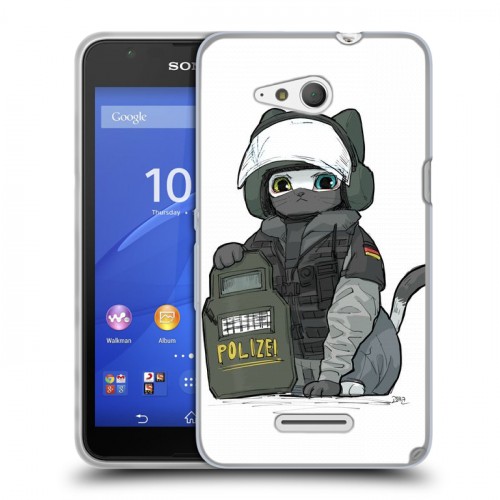 Дизайнерский пластиковый чехол для Sony Xperia E4g Rainbow Six Siege