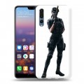 Дизайнерский силиконовый с усиленными углами чехол для Huawei P20 Pro Rainbow Six Siege