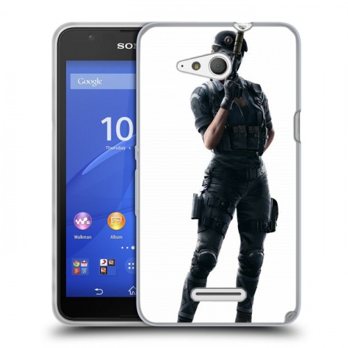 Дизайнерский пластиковый чехол для Sony Xperia E4g Rainbow Six Siege