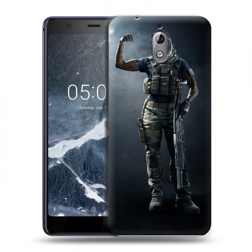 Дизайнерский пластиковый чехол для Nokia 3.1 Rainbow Six Siege