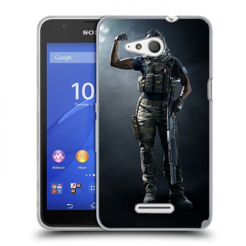 Дизайнерский пластиковый чехол для Sony Xperia E4g Rainbow Six Siege