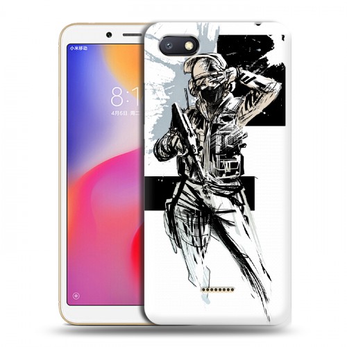 Дизайнерский пластиковый чехол для Xiaomi RedMi 6A Rainbow Six Siege