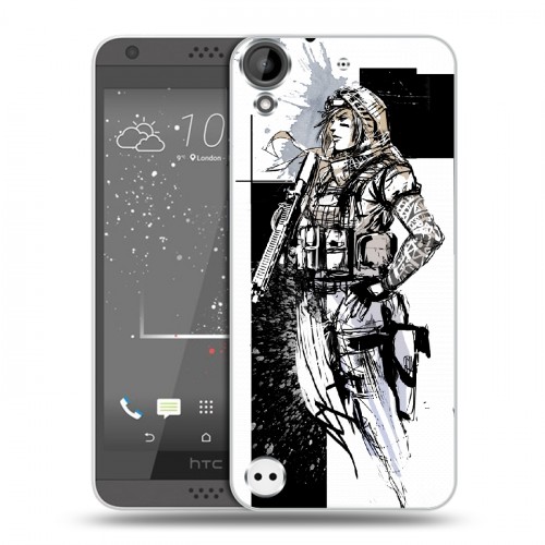 Дизайнерский пластиковый чехол для HTC Desire 530 Rainbow Six Siege