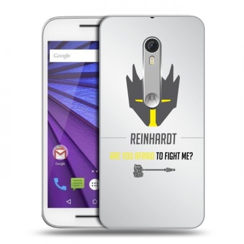 Дизайнерский пластиковый чехол для Lenovo Moto G Overwatch