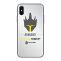 Дизайнерский силиконовый чехол для Iphone x10 Overwatch