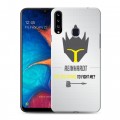 Дизайнерский пластиковый чехол для Samsung Galaxy A20s Overwatch