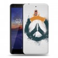 Дизайнерский силиконовый чехол для Nokia 2.1 Overwatch