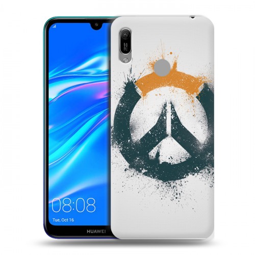 Дизайнерский пластиковый чехол для Huawei Y6 (2019) Overwatch