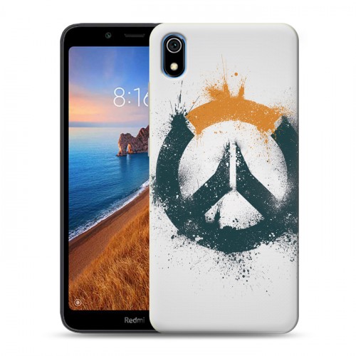 Дизайнерский силиконовый чехол для Xiaomi RedMi 7A Overwatch