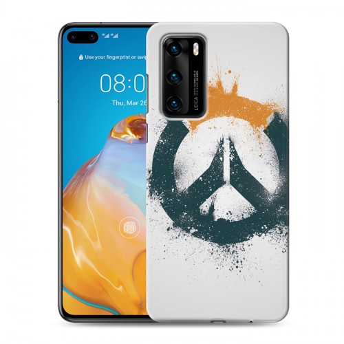 Дизайнерский пластиковый чехол для Huawei P40 Overwatch