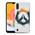 Дизайнерский силиконовый чехол для Samsung Galaxy M01 Overwatch